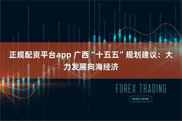正规配资平台app 广西“十五五”规划建议：大力发展向海经济